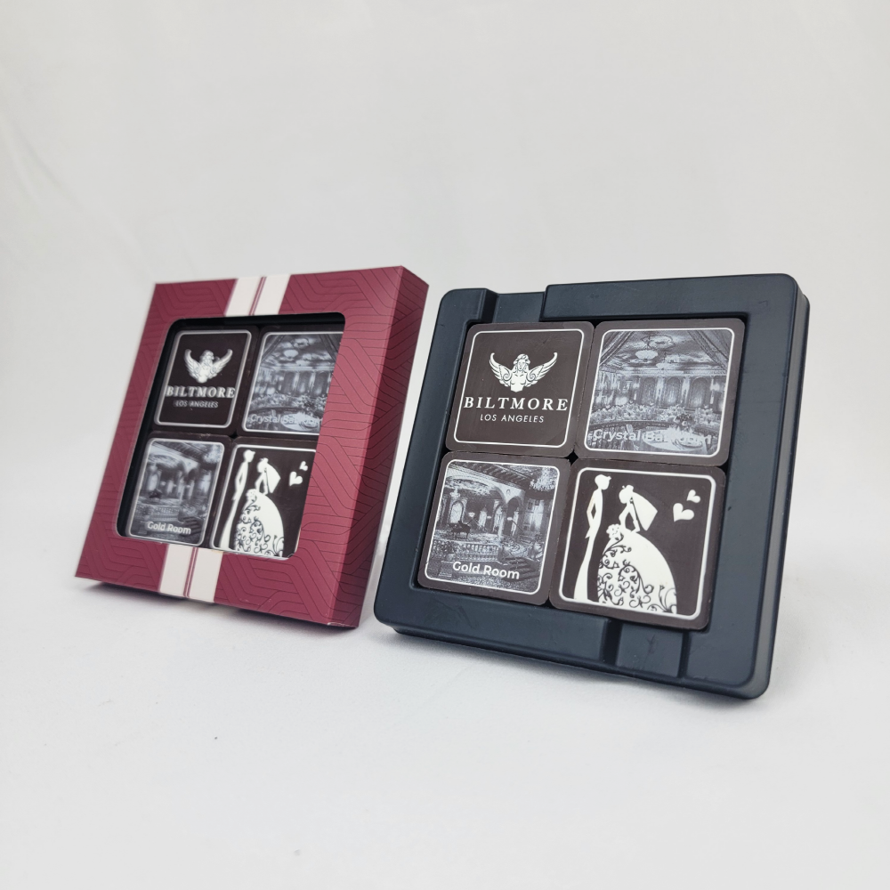 Four-Piece Custom Chocolate Box — product view 1