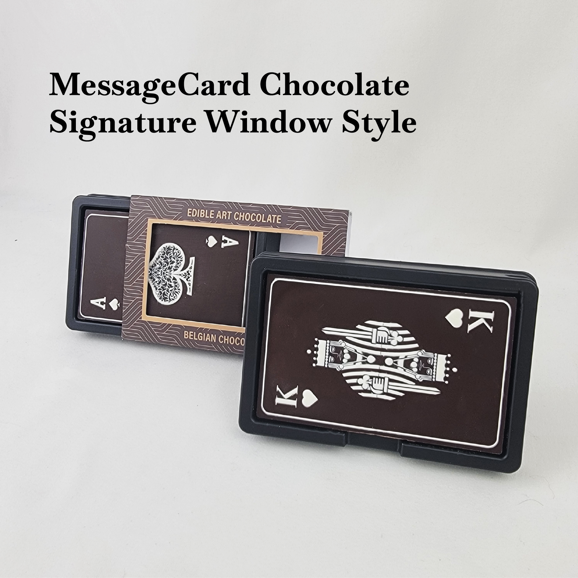 Signature window style chocolate MessageCard