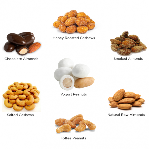 Duo Gourmet Nut Box dual-compartment product image