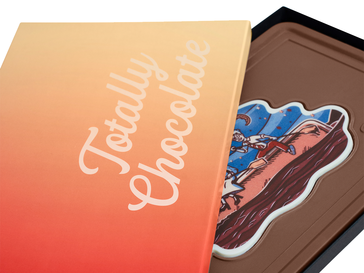 Giant Engraved Chocolate Bar — product view 1